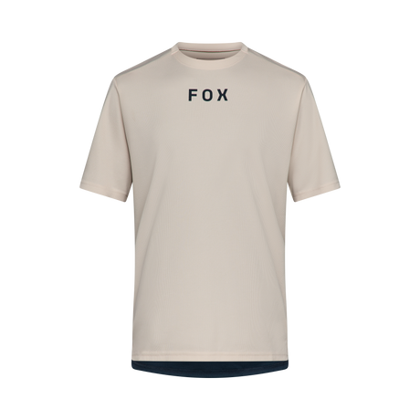 Fox Ranger SS Maillot Wordmark Craie