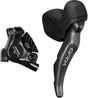 Shimano GRX ST-RX820/BR-RX820 Set de freins à disque arrière Flat Mount 12 vitesses gris/noir