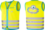 wowow gilet de sécurité Crazy Monster Jacket pour enfants jaune