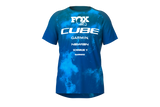 Cube maillot VTT ROOKIE X Actionteam manches courtes blue´n´green
