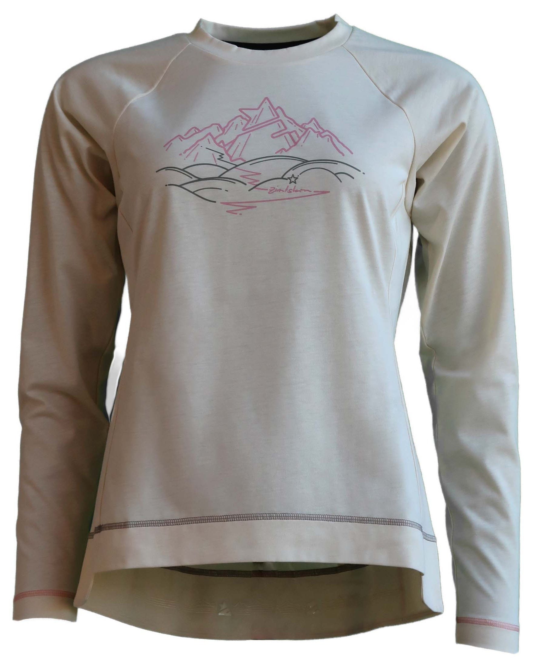 Zimtstern PureFlowz Eco Shirt LS Femme Crème