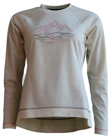 Zimtstern PureFlowz Eco Shirt LS Femme Crème