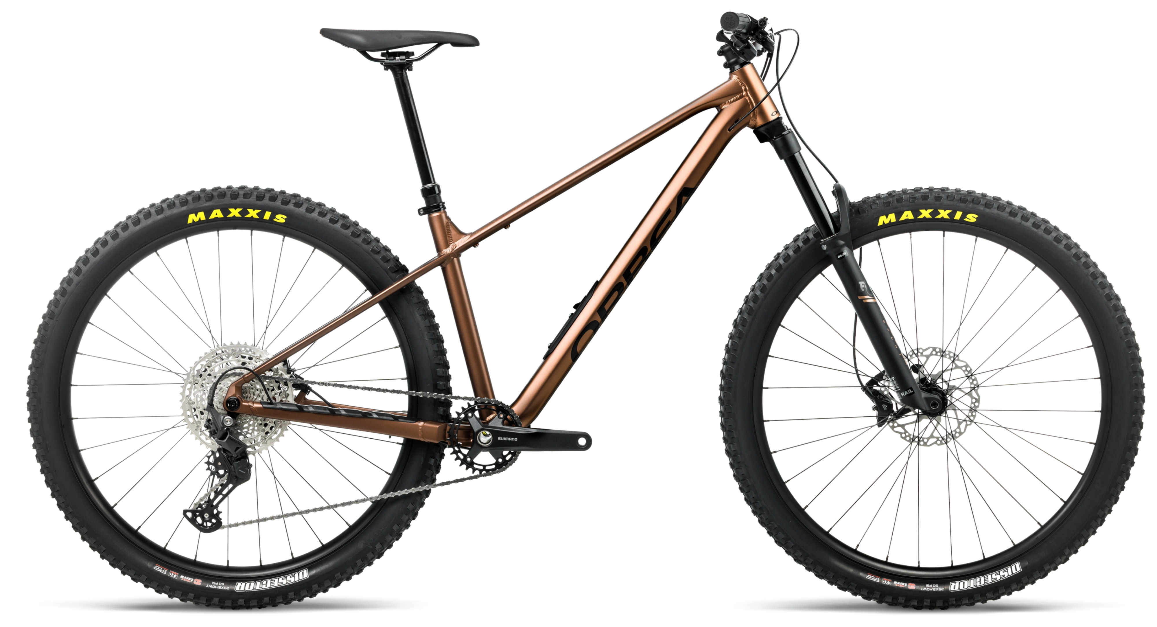 Orbea LAUFEY H10 Cannelle Métallique (Mat) - Noir (Brillant)