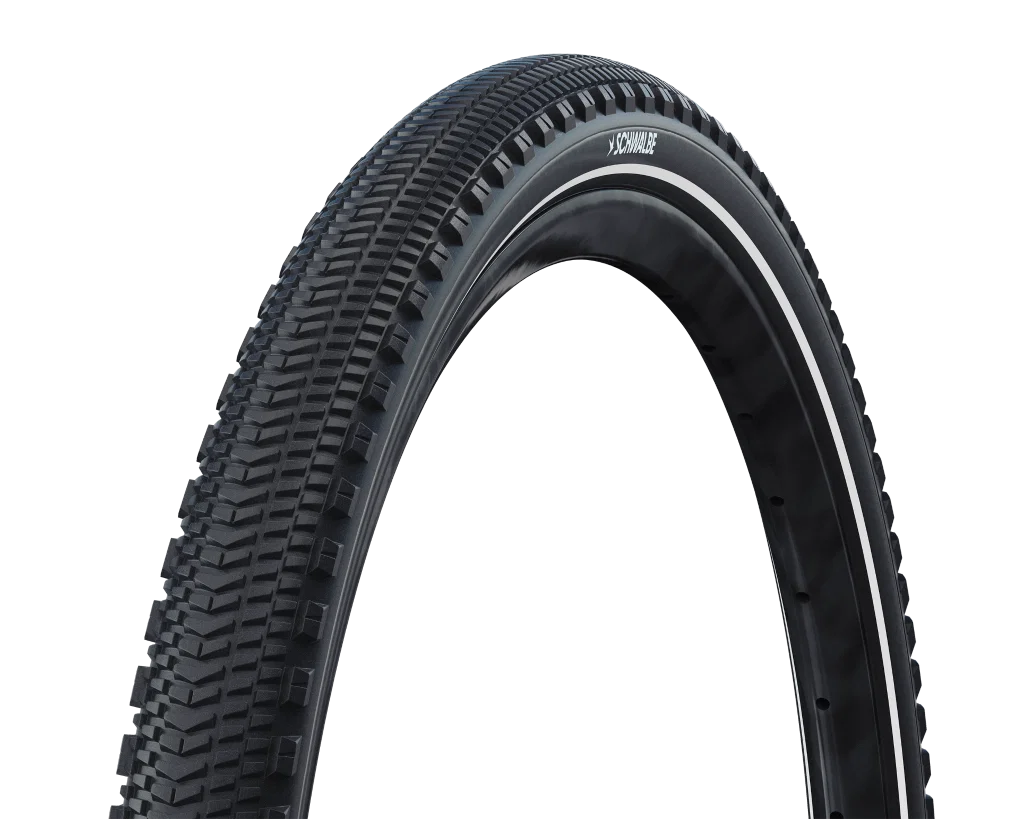 Schwalbe G-ONE OVERLAND Performance RaceGuard ADDIX 28" noir réfléchissant