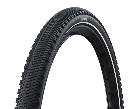 Schwalbe G-ONE OVERLAND Performance RaceGuard ADDIX 28" noir réfléchissant