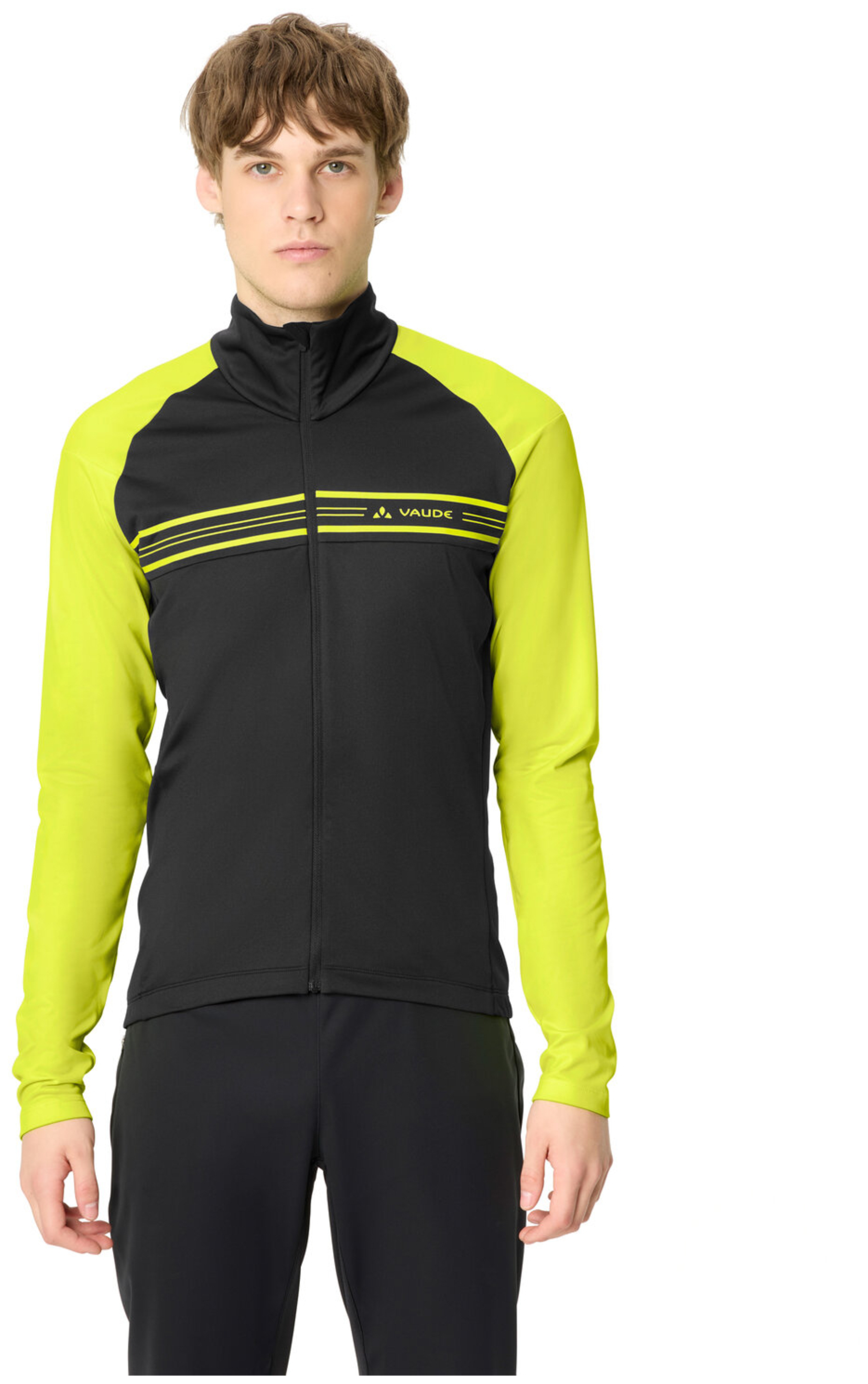 VAUDE Homme Posta LS Tricot II jaune néon