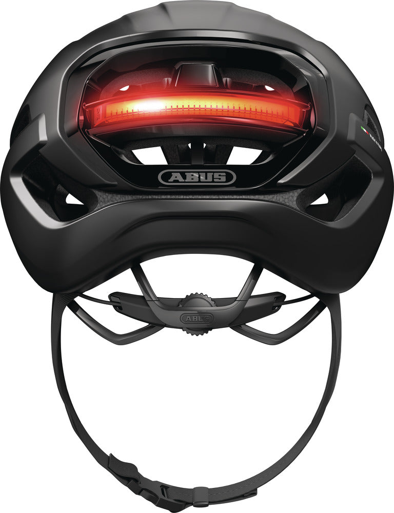 Abus TAIPAN LED Casque Gravel noir velours