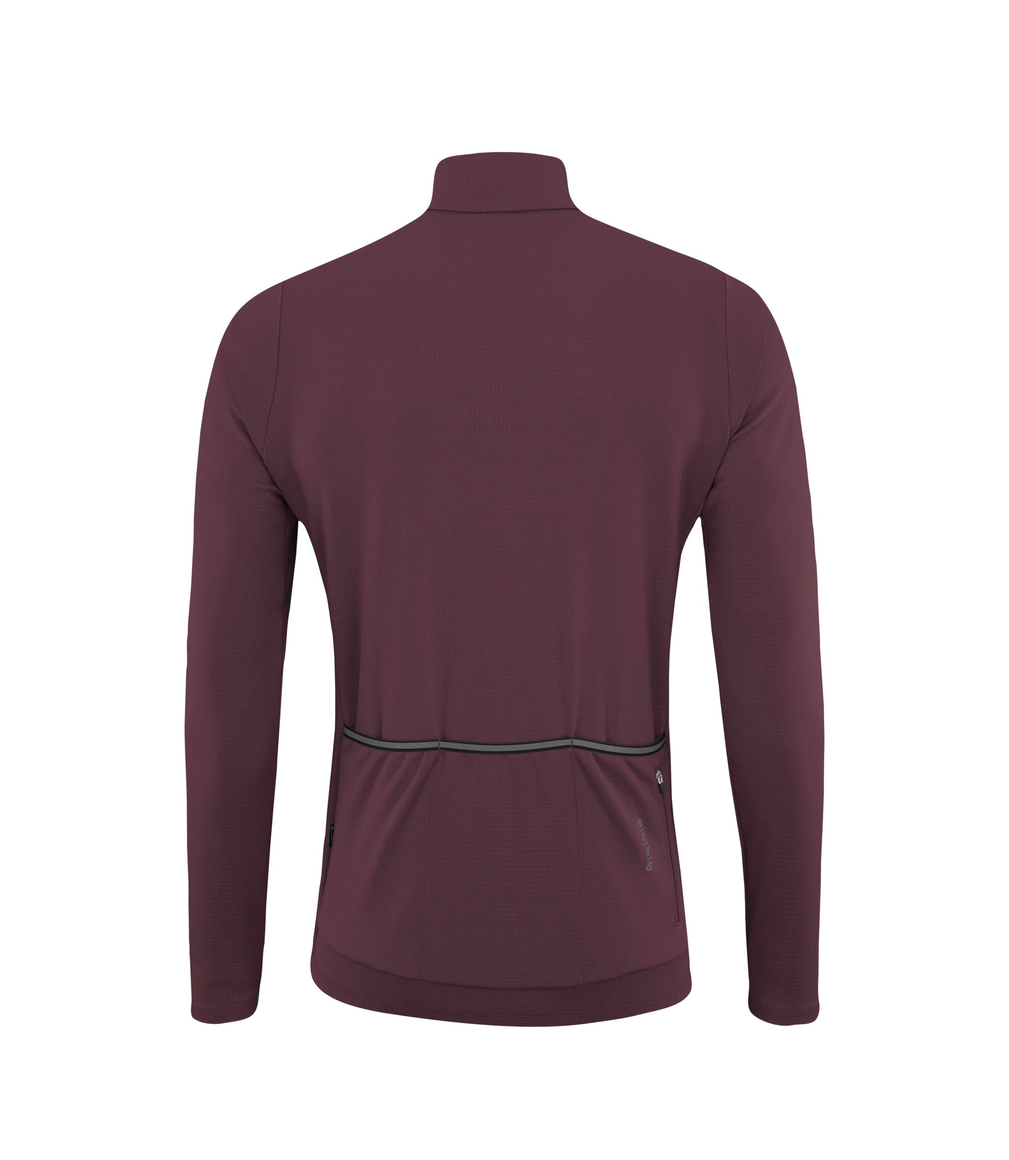 Löffler M Maillot vélo manches longues Skys Merino Mid Marron châtaigne