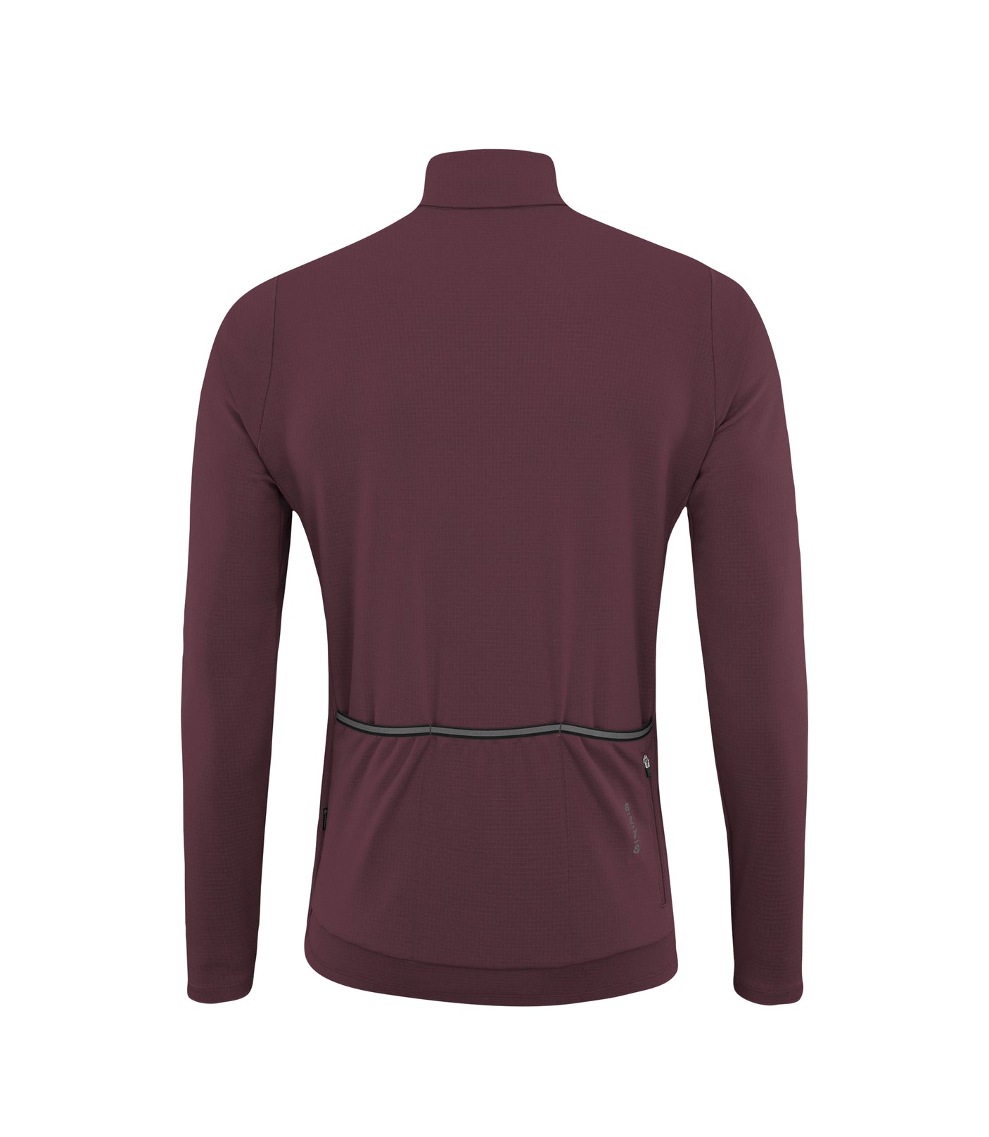 Löffler M Maillot vélo manches longues Skys Merino Mid Marron châtaigne