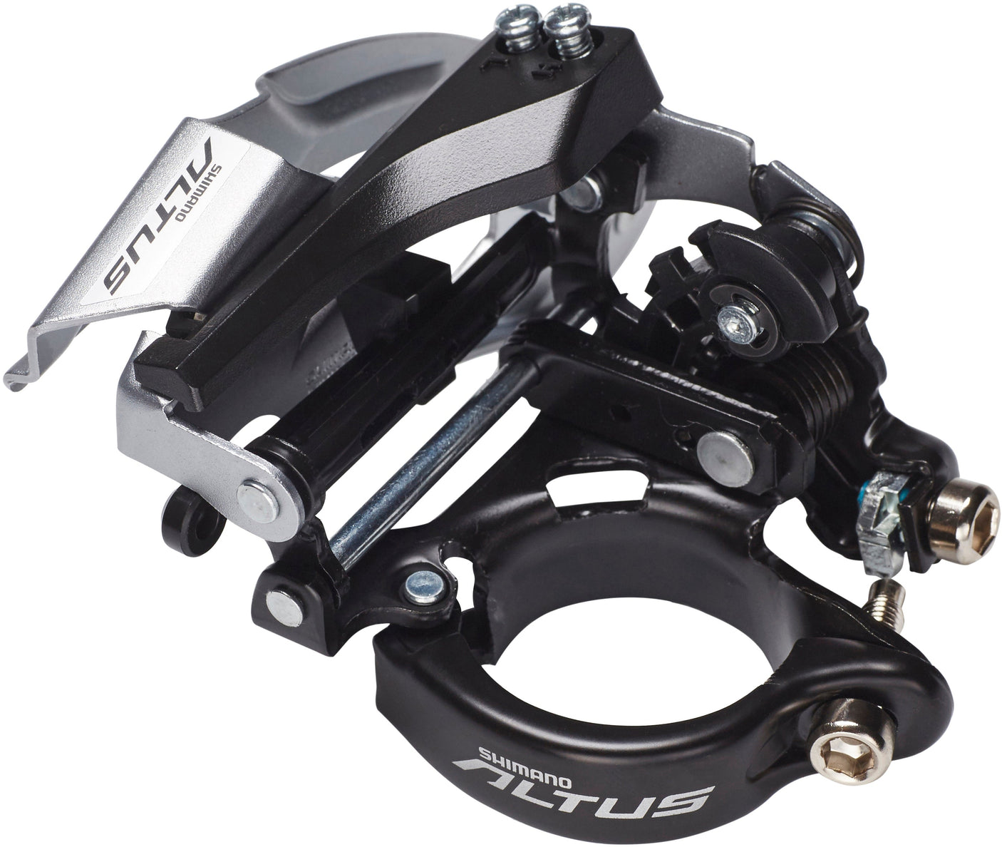 Shimano Altus FD-M370 dérailleur avant 3x9 vitesses collier double tirage noir/argent