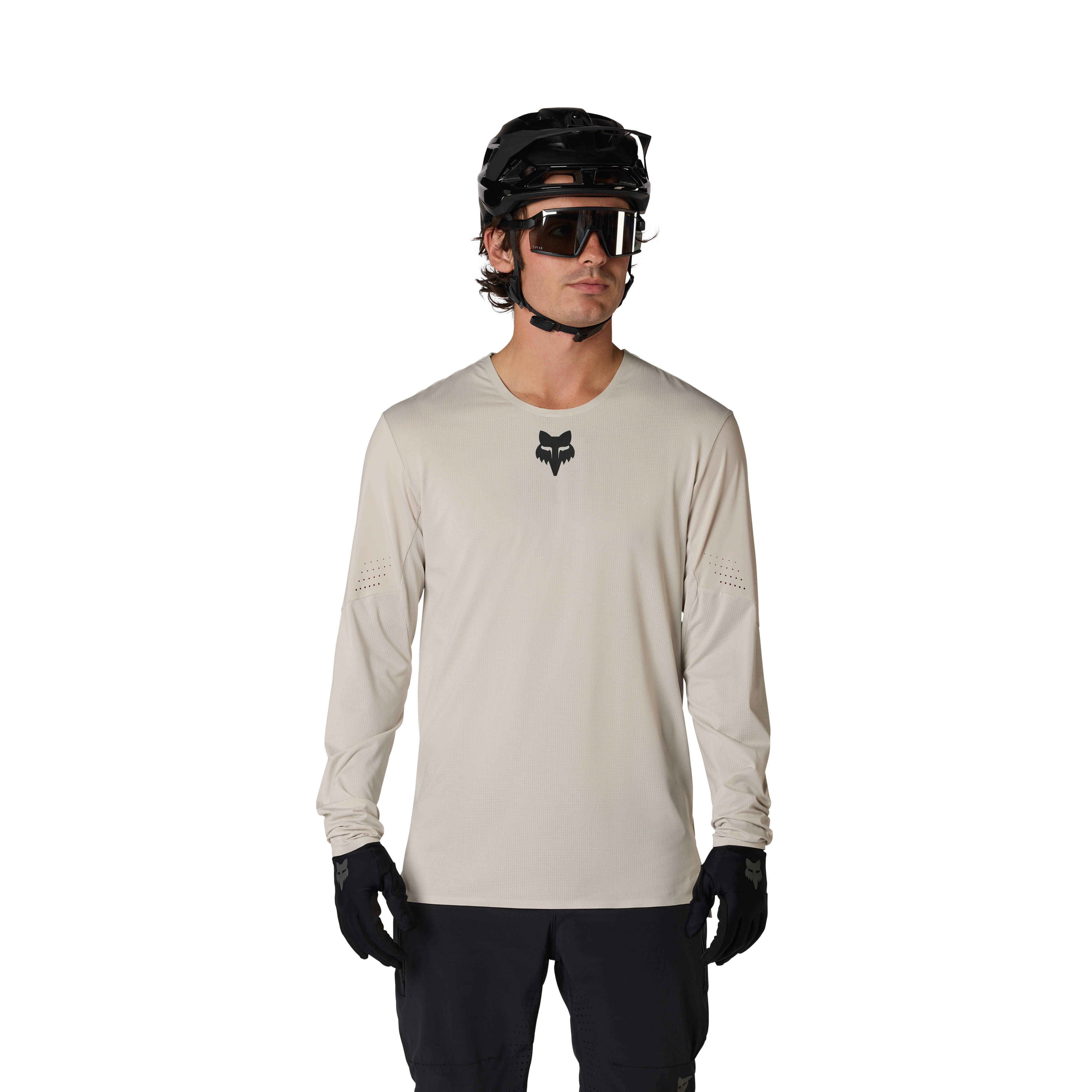 Fox Flexair LS Maillot Craie