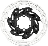 Disque de frein SRAM Centerline XR Rotor en deux parties Profil arrondi 6 trous noir/argent
