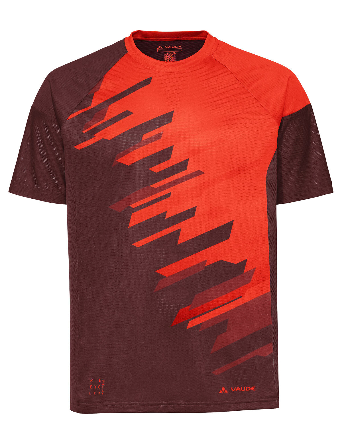 VAUDE T-shirt Moab Homme VI glowing red/black