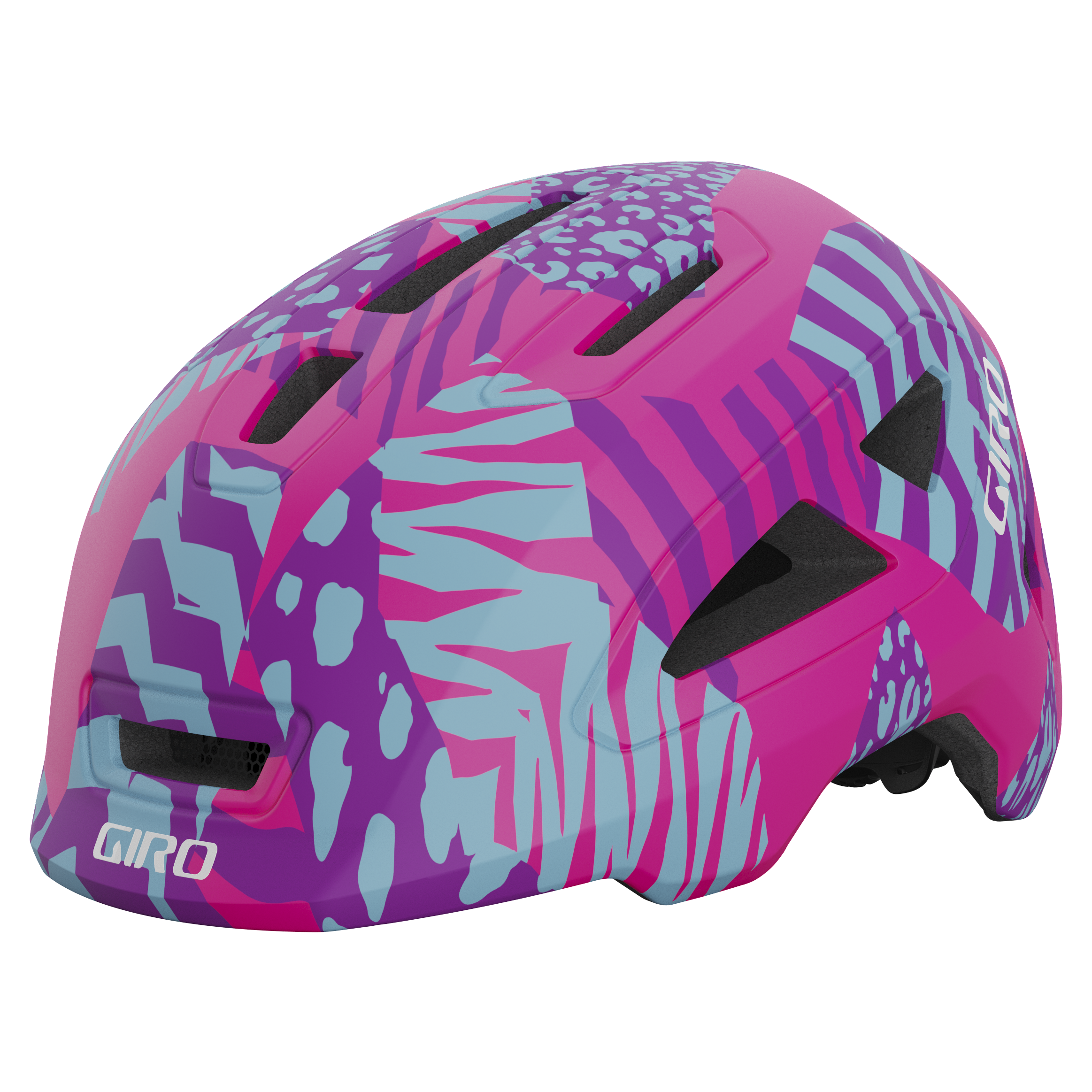 Casque Giro Scamp II mat rose animal