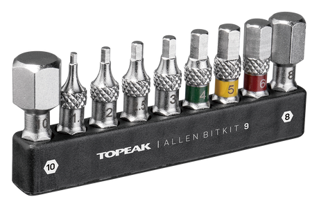 Topeak Jeu de clés Allen 9 pièces
