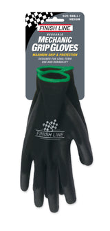 Finish Line gants de mécanicien noir S/M