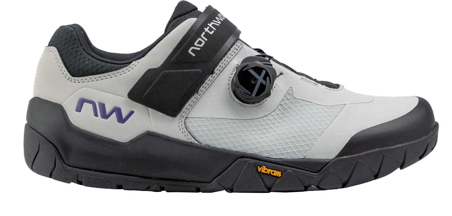 Northwave Overland Plus Chaussures VTT Gris clair/Violet foncé