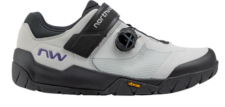 Northwave Overland Plus Chaussures VTT Gris clair/Violet foncé