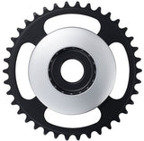 Plateau Shimano STEPS E6100 Cl: 46,5 mm sans carter de chaîne argent