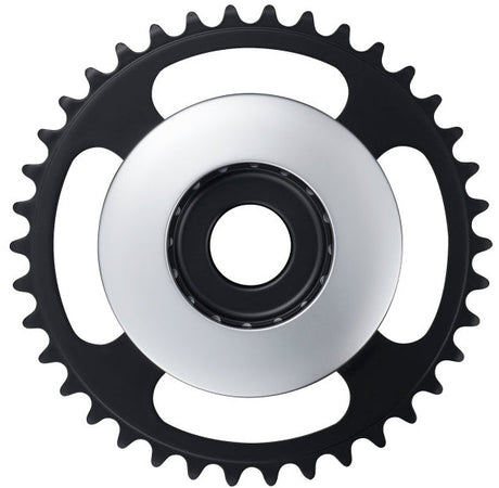 Plateau Shimano STEPS E6100 Cl: 46,5 mm sans carter de chaîne argent