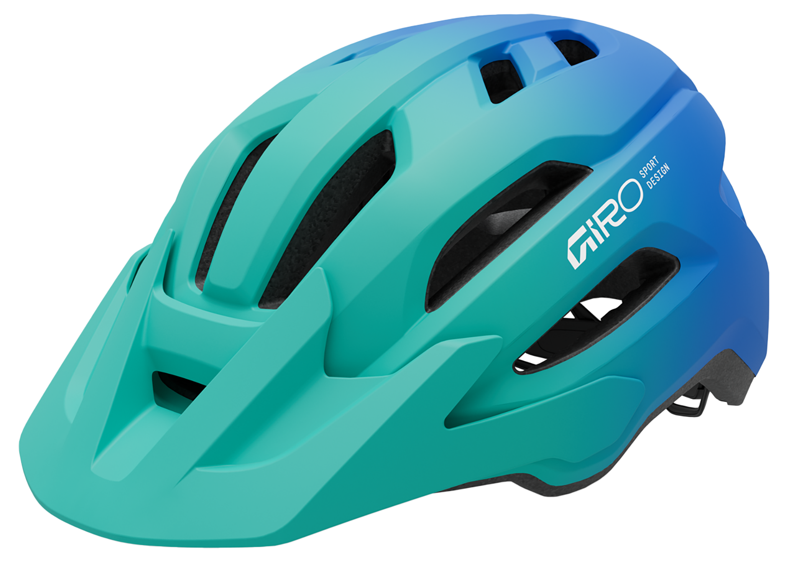 Giro Fixture II Y vert mat/bleu
