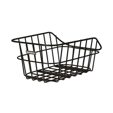 Panier Basil Cento en aluminium noir